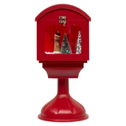 JJA Boîte aux lettres lumineuse à piles LED (H41 cm) Bonhomme de neige Rouge Outlet