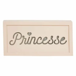 OSTARIA Boîte bois lumineuse (30 x 15 cm) Princesse Rose Outlet