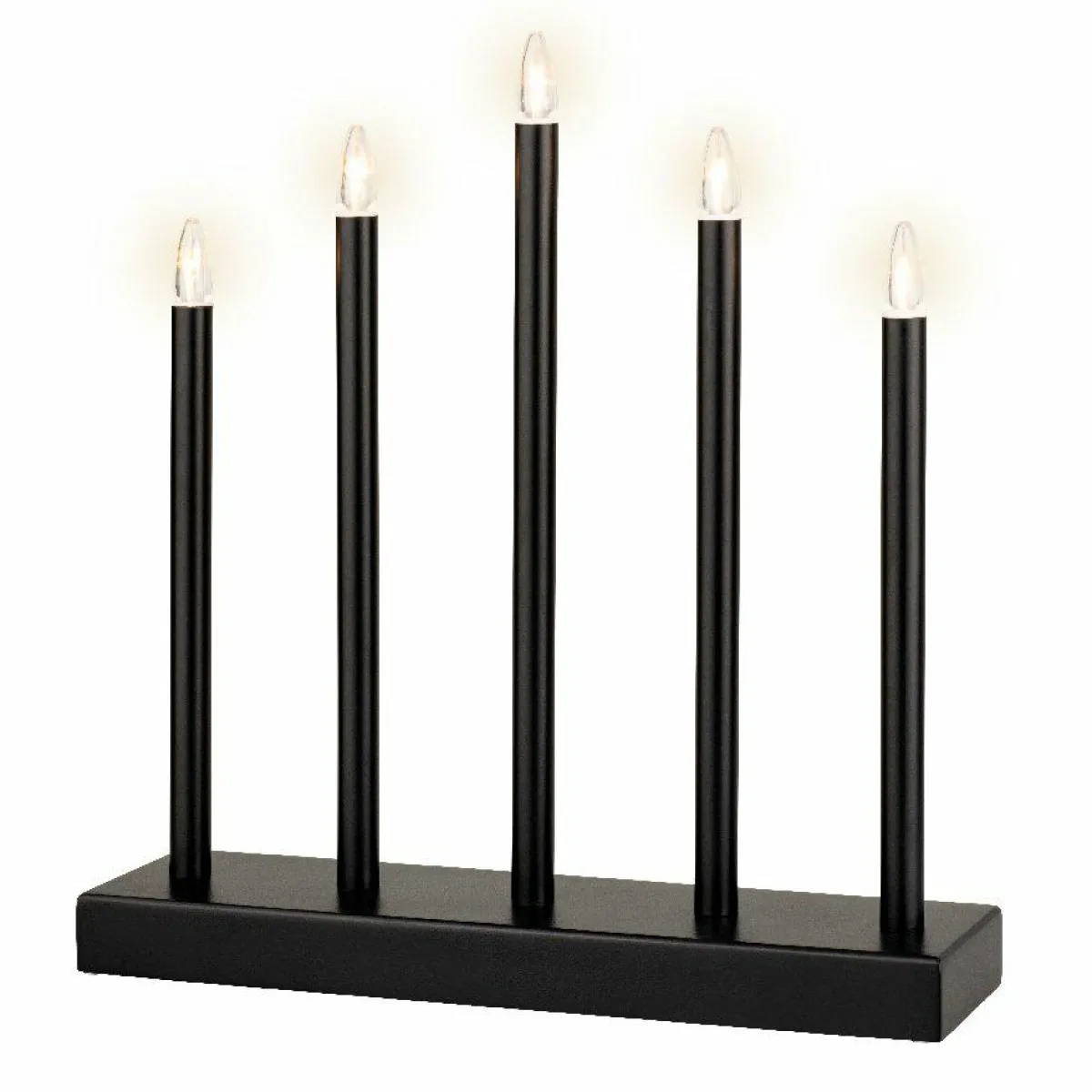 KAEMINGK Bougeoir lumineux à piles 5 LED (H40 cm) Christmas Blanc chaud Clearance