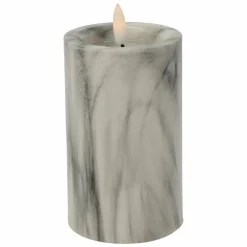 KOOPMAN Bougie à piles LED (H12 cm) Emma Blanc Best