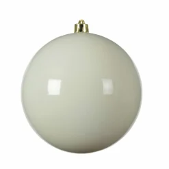 KAEMINGK Boule de Noël (D200 mm) Alpine Blanc laine Clearance
