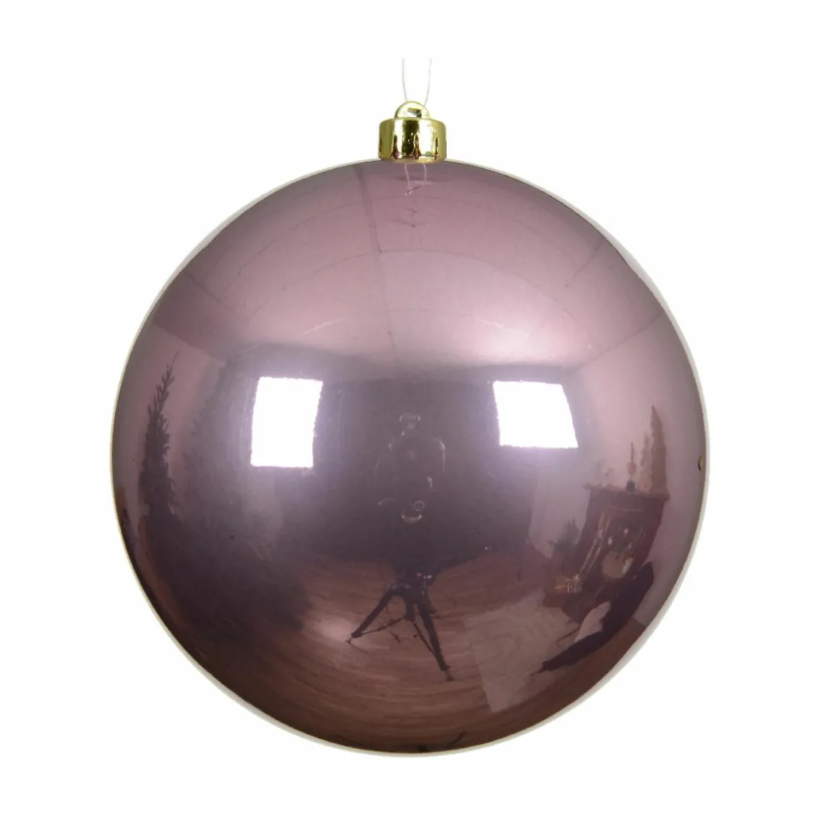KAEMINGK Boule de Noël (D200 mm) Alpine Vieux rose