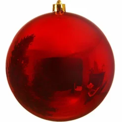 KAEMINGK Boule de Noël (D140 mm) Alpine Rouge