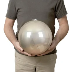 KAEMINGK Boule de Noël (D250 mm) Alpine Perle Best