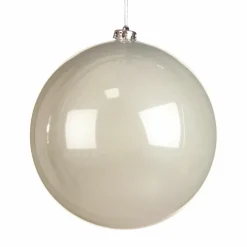 KAEMINGK Boule de Noël (D200 mm) Alpine Perle Hot