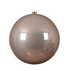 KAEMINGK Boule de Noël (D140 mm) Alpine Rose poudré