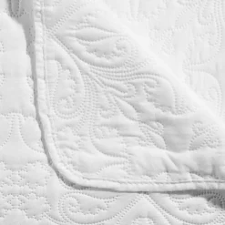ATMOSPHERA Boutis et taies d'oreiller (240 x 260 cm) Arabesque Ivoire New
