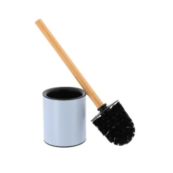 TENDANCE Brosse WC métal Purebamboo Bleu clair New