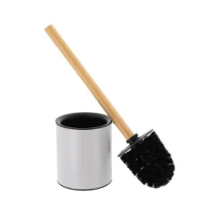 TENDANCE Brosse WC métal Purebamboo Gris clair Online