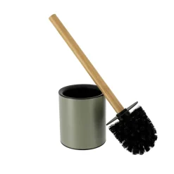 TENDANCE Brosse WC métal Purebamboo Vert kaki