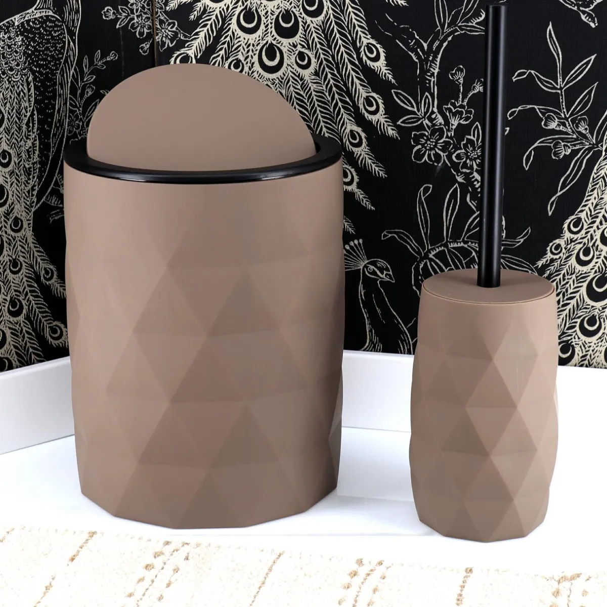 TENDANCE Brosse WC Rubby Marron Sale