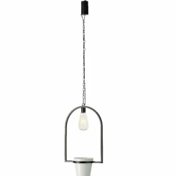 #N/A Cache-pot lumineux à suspendre (H102 cm) LED Melya - Blanc