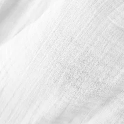 EMINZA Cache-sommier Gaze de coton (180 x 200 cm) Gaïa chantilly Blanc Hot