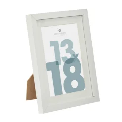 Atmosphera, cru017dateur d'intu017drieur Cadre bois à poser (13 x 18 cm) Manu Blanc Clearance