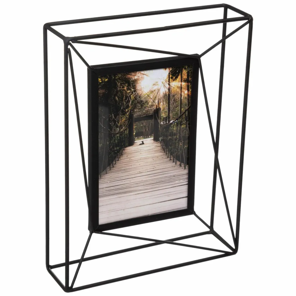 ATMOSPHERA Cadre photo en métal (10 x 15 cm) Filaire Noir Sale