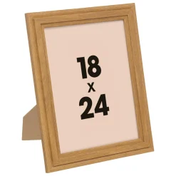 Atmosphera, cru017dateur d'intu017drieur Cadre photo mural bois (18 x 24 cm) Alix Marron Online