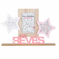 HOME DECO KIDS Cadre photo Rêves Rose Clearance