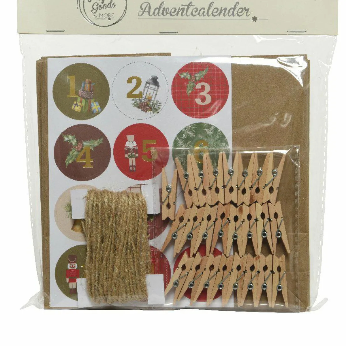 KAEMINGK Calendrier de l'avent à confectionner soi même guirlande Or New