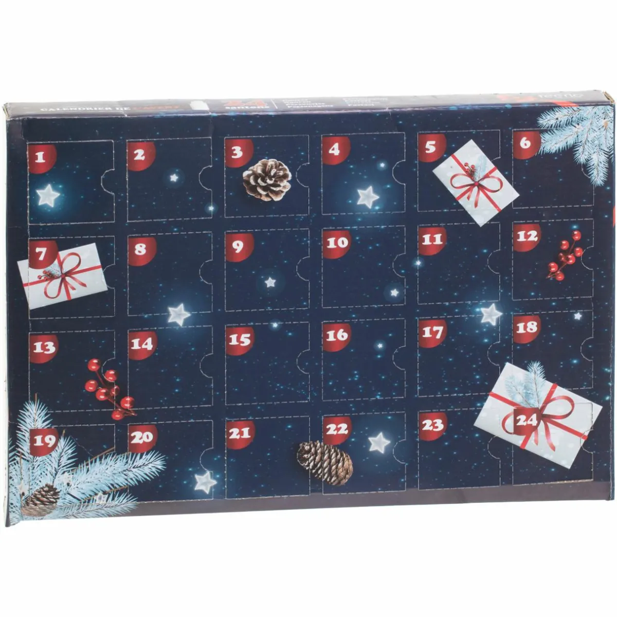 Feeric Lights & Christmas Calendrier de l'Avent Personnages pour village de noel Bleu Hot