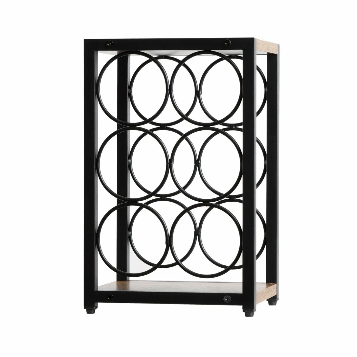 EMINZA Casier range-bouteilles industriel 6 emplacements (H20 cm) Sacha Noir Best
