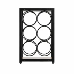 EMINZA Casier range-bouteilles industriel 6 emplacements (H20 cm) Sacha Noir Best
