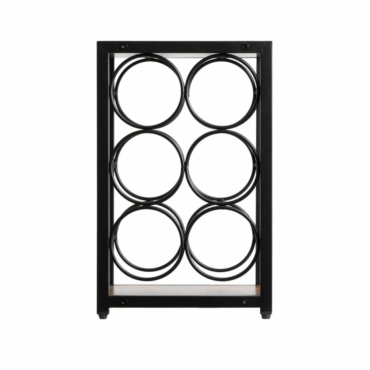 EMINZA Casier range-bouteilles industriel 6 emplacements (H20 cm) Sacha Noir Best