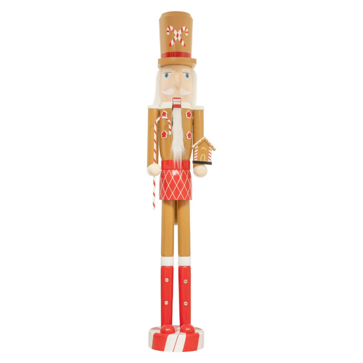JJA Casse-noisette en bois (H106 cm) Georges adore les sucres d'orges Marron Sale
