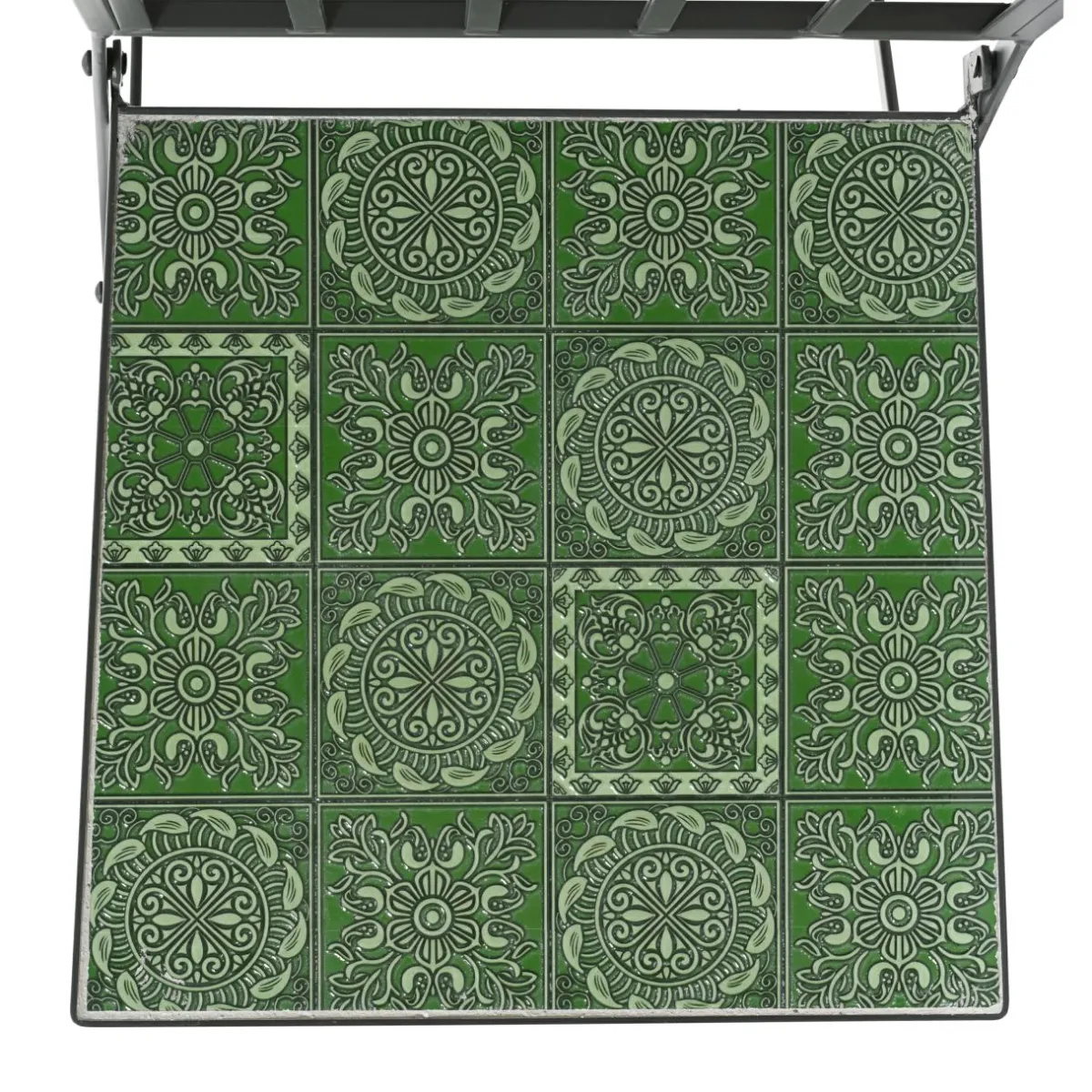 EMINZA Chaise bistrot pliable en mosaïque Aveiro olive Vert New