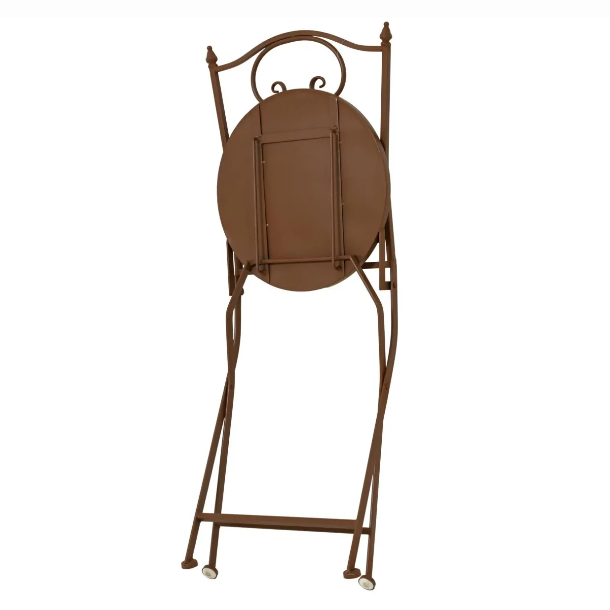 EMINZA Chaise bistrot pliable en mosaïque Madrid Marron Hot
