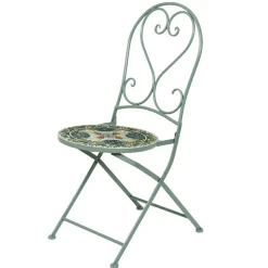 #N/A Chaise de bistrot pliable Cancùn sauge Vert Online