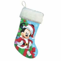 CHRISTMAS INSPIRATIONS Chaussette de Noël Disney (H45 cm) Mickey Multicolore Online