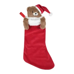 STOF Chaussette de Noël (H50 cm) Petit ourson Lucien Rouge Online