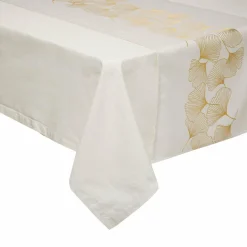 Feeric Lights & Christmas Chemin de table tissu (200 x 45 cm) Ginko Blanc Outlet