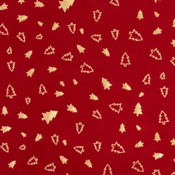 FEERIC LIGHTS Chemin de table velours (300 x 28 cm) Sapins de Noël Rouge Best