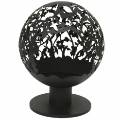 #N/A Cheminée brasero extérieur (D50 x H63 cm) Ajourée Noir Hot