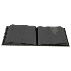 Atmosphera, cru017dateur d'intu017drieur Coffret 2 albums photos (H16,7 cm) Paloma Gris et moutarde Jaune Outlet