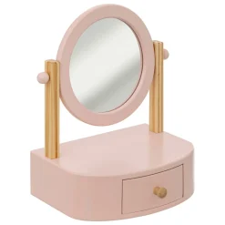 Atmosphera cru017dateur d'intu017drieur for kids Coiffeuse à poser enfant bois (H28 cm) Louna Rose Clearance