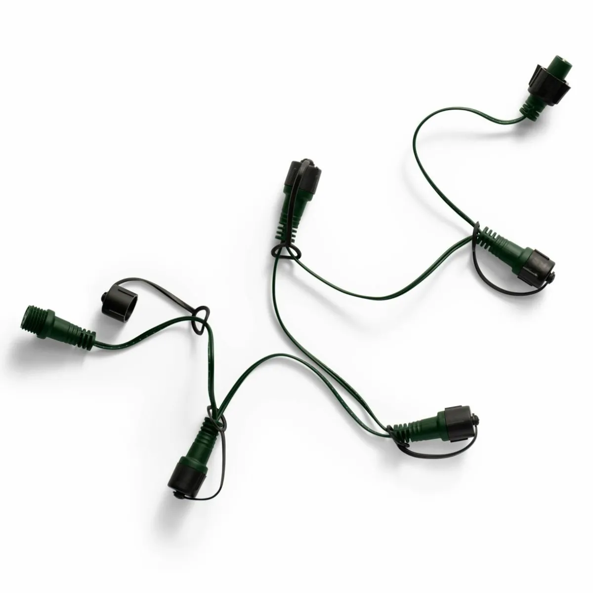 KAEMINGK Connecteur câble vert 6 guirlandes système LED Raccordable Outlet