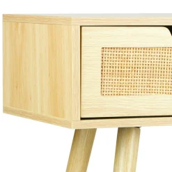 OSTARIA Console 2 tiroirs bois (H72 cm) Amélia Beige Online