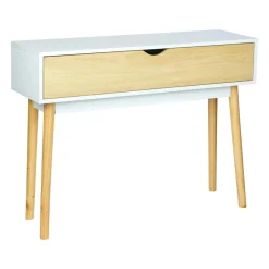 OSTARIA Console bois (H75 cm) Hortense he Blanc Online