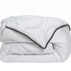 EMINZA Couette très chaude enveloppe percale de coton (260 x 240 cm) Galaxie he Blanc Best