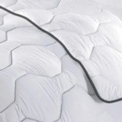 EMINZA Couette très chaude enveloppe percale de coton (240 x 220 cm) Galaxie he Blanc Discount