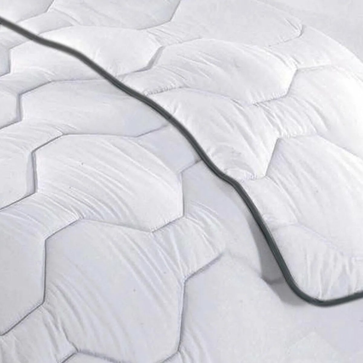 EMINZA Couette très chaude enveloppe percale de coton (140 x 200 cm) Galaxie he Blanc Discount