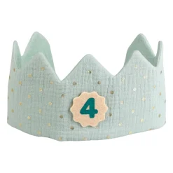 OSTARIA Couronne d'anniversaire enfant coton (40 cm) Roi e Vert Clearance