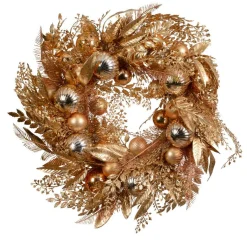 KAEMINGK Couronne de Noël (D50 cm) Majesty cuivré Or Clearance