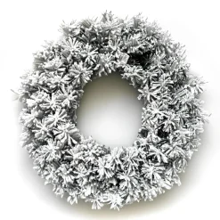 EMINZA Couronne de Noël (D40 cm) Royal Vert enneigé Sapin enneigé Sale