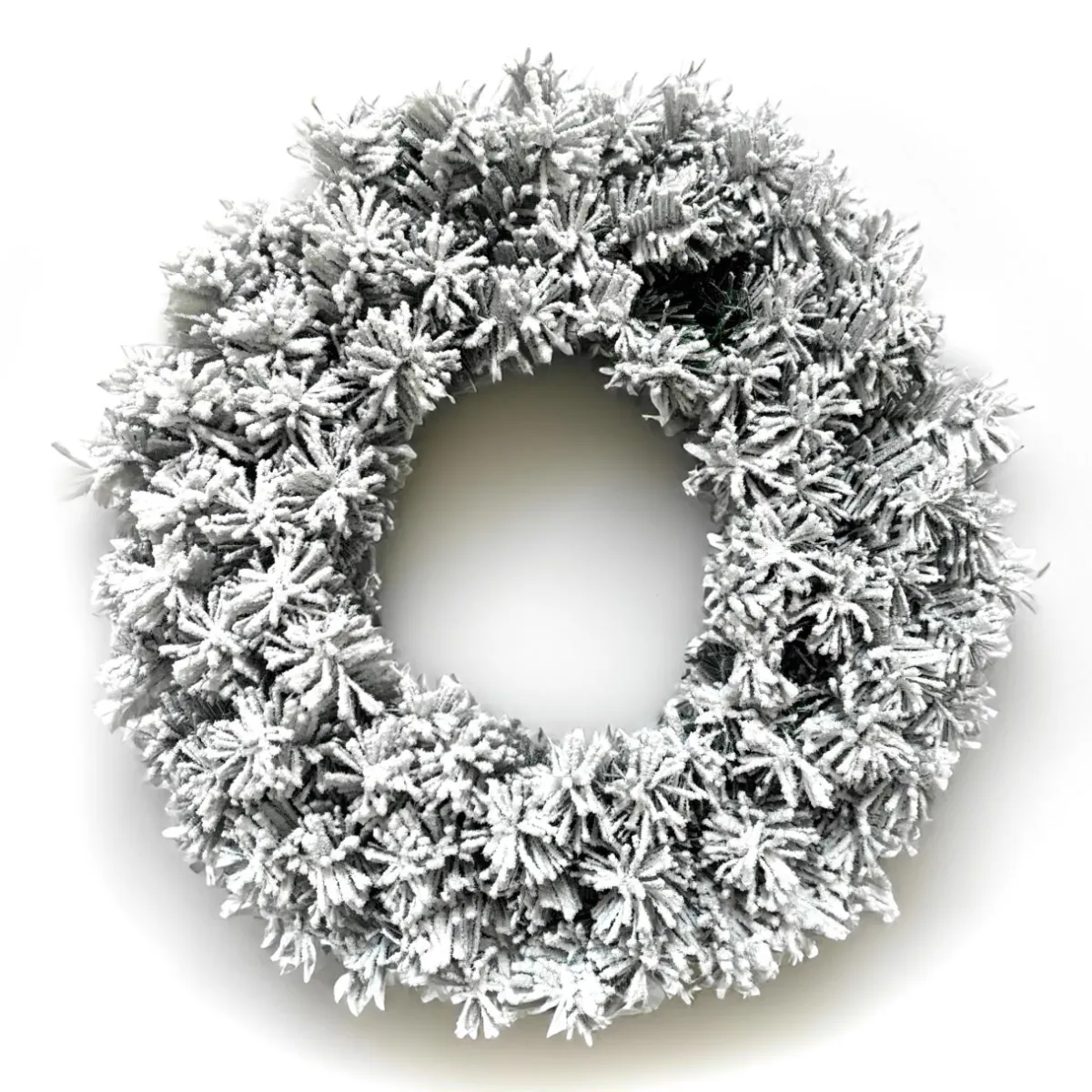 EMINZA Couronne de Noël (D40 cm) Royal Vert enneigé Sapin enneigé Sale