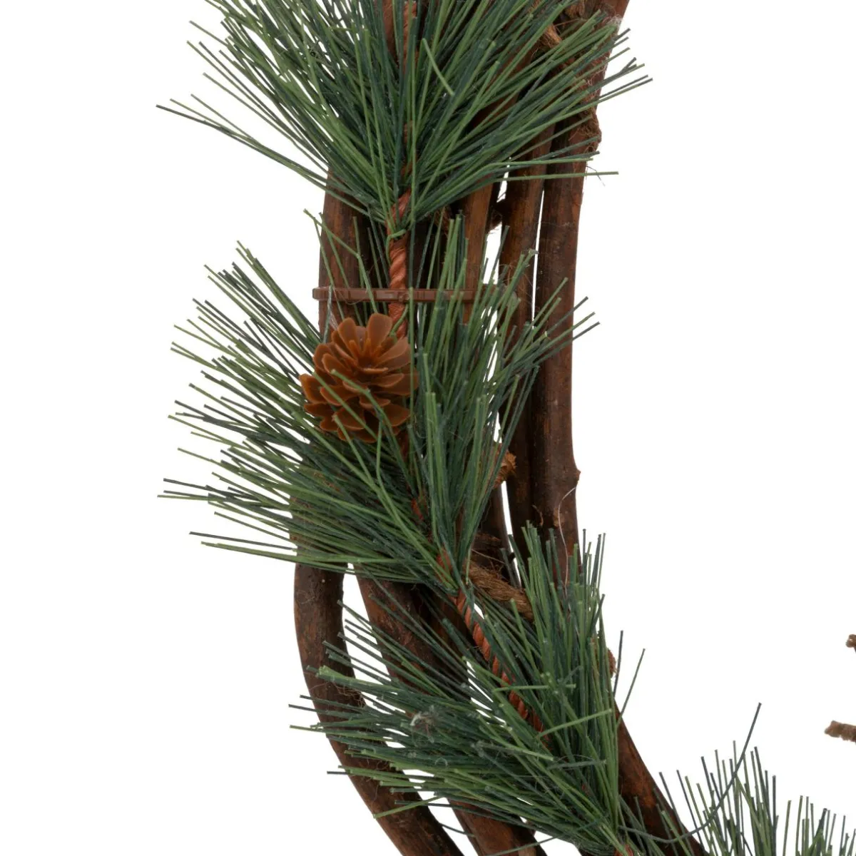 JJA Couronne de Noël (D33 cm) Welcome Hérisson Marron New