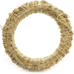 KAEMINGK Couronne de Noël en paille (D50 cm) à décorer Naturel Best