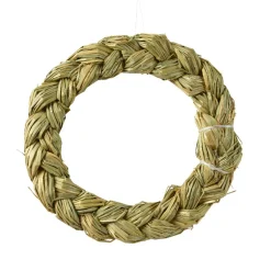 KAEMINGK Couronne de Noël en paille (D30 cm) Tréssée à décorer Naturel New